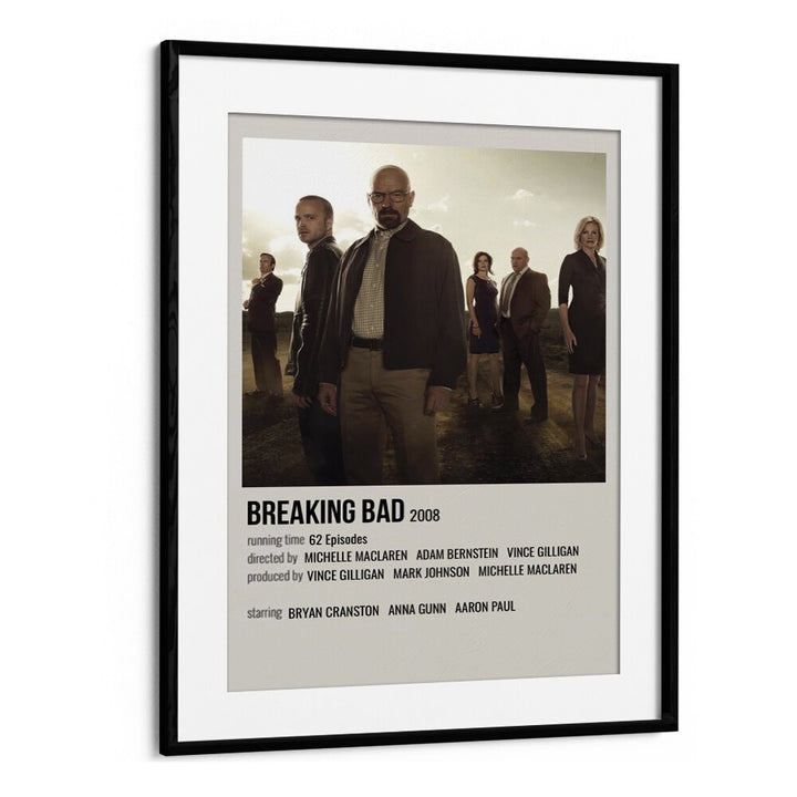 Breaking Bad Movie Posters in Black Frame With Mount