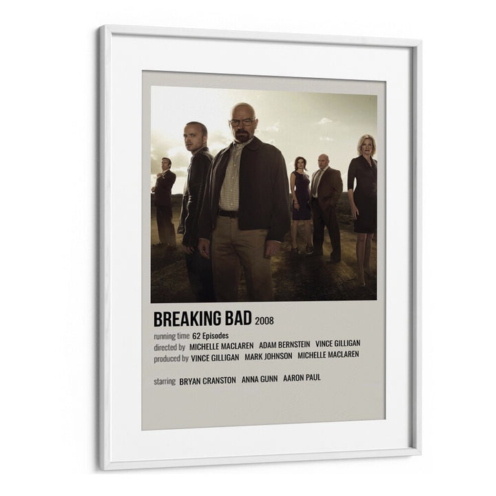 Breaking Bad Movie Posters in White Frame With Mount