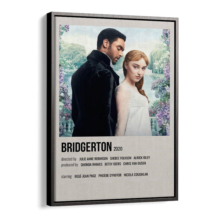 Bridgerton 2020 Movie Posters in Black Floater Frame