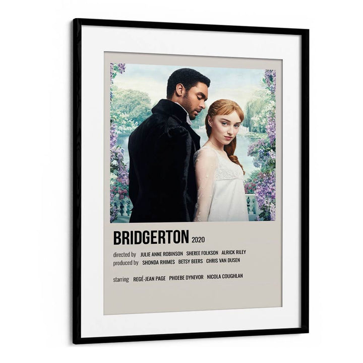 Bridgerton 2020 Movie Posters in Black Frame With Mount