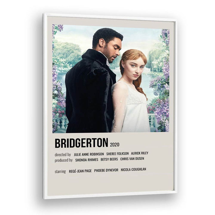 Bridgerton 2020 Movie Posters in White Plain Frame