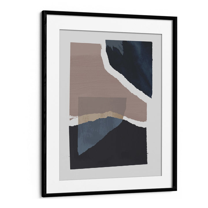 Broken Pieces By Mareike By Mareike Bohmer Abstract Art Abstract Paintings in Black Frame With Mount