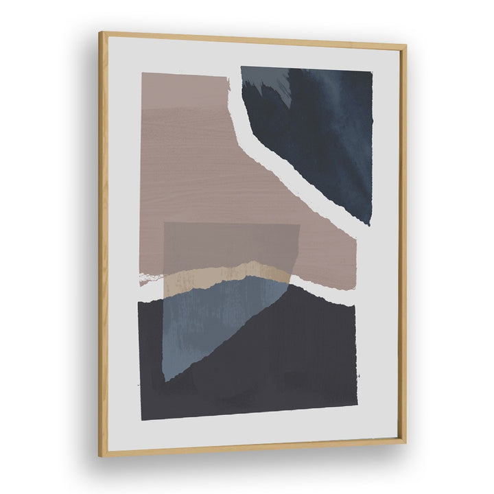 Broken Pieces By Mareike By Mareike Bohmer Abstract Art Abstract Paintings in Oak Wood Plain Frame