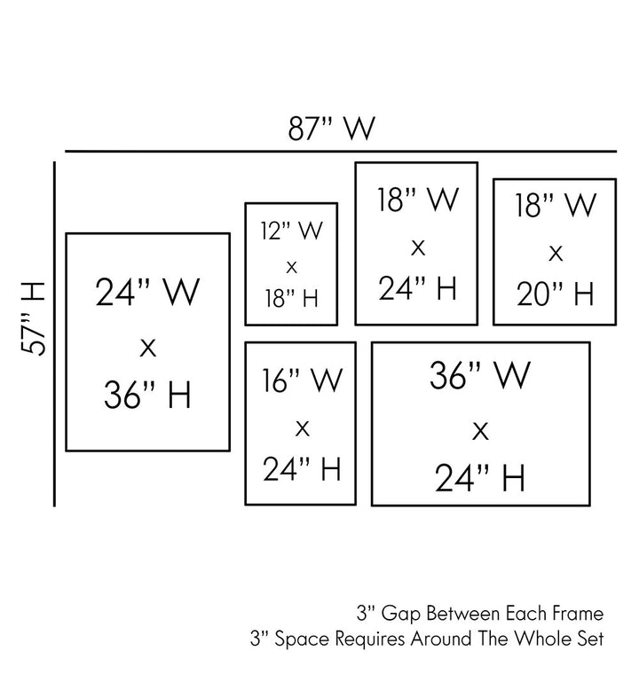 BRUNCH & BLOOMS GALLERY WALL , GALLERY WALLS & SETS