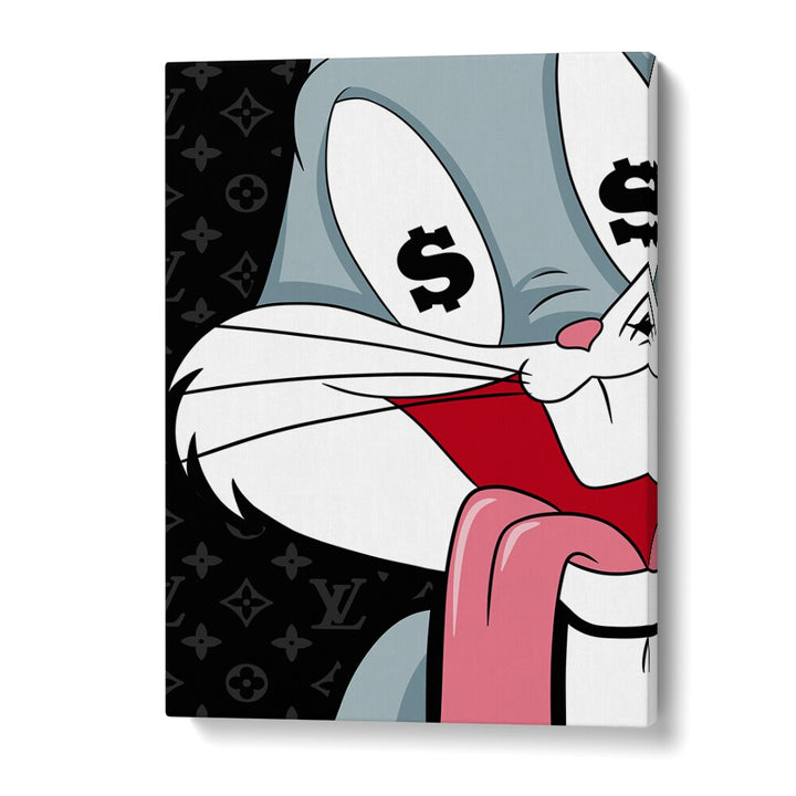 Bunny Comic Art Comic Wall Art Comic Posters in Gallery Wrap