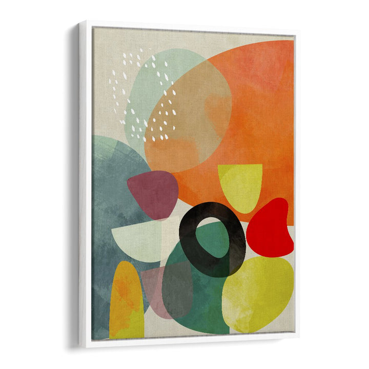 Buntes 2020 Kopie I By Ana Rut Bre Abstract Art Abstract Wall Art in White Floater Frame