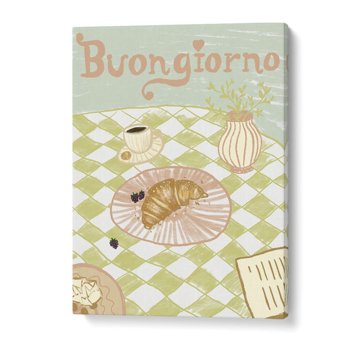 Buongirno by Studio Dolci Cafe Art Prints in Gallery Wrap