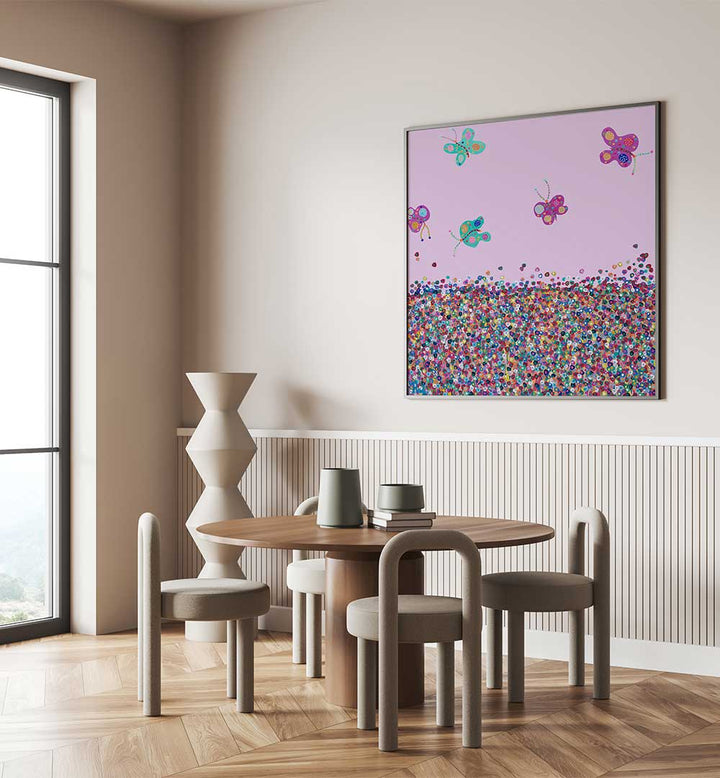 BUTTERFLIES ARE FREE , KIDS ROOM PAINTINGS