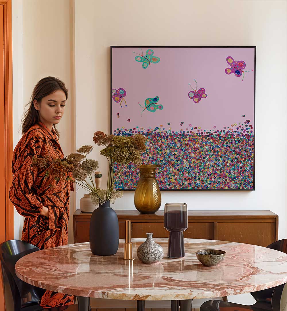 BUTTERFLIES ARE FREE , KIDS ROOM PAINTINGS