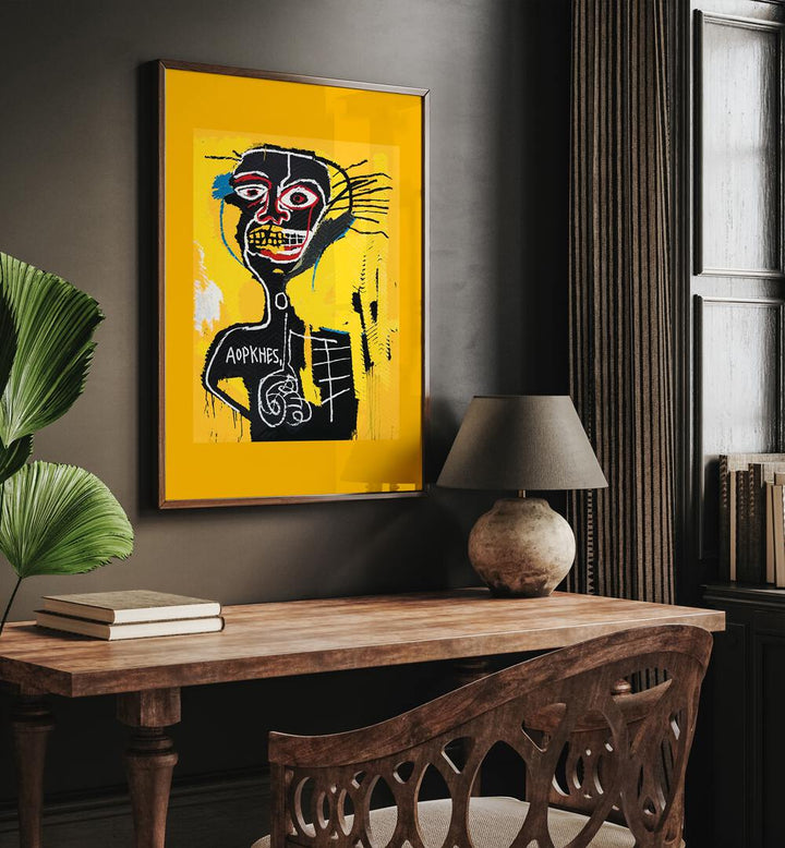 CABEZA BY JEAN - MICHEL BASQUIAT (1982), POP ART PAINTING