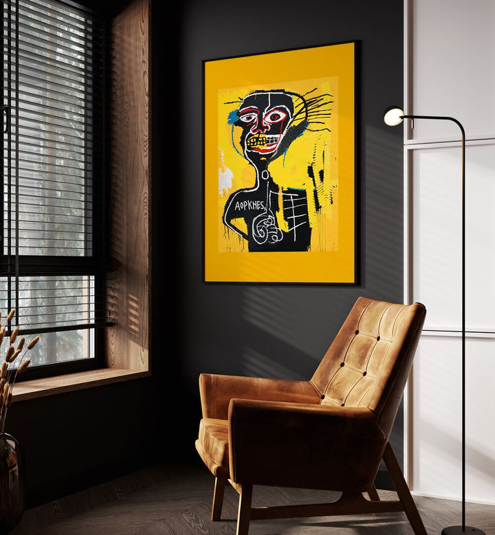 CABEZA BY JEAN - MICHEL BASQUIAT (1982), POP ART PAINTING