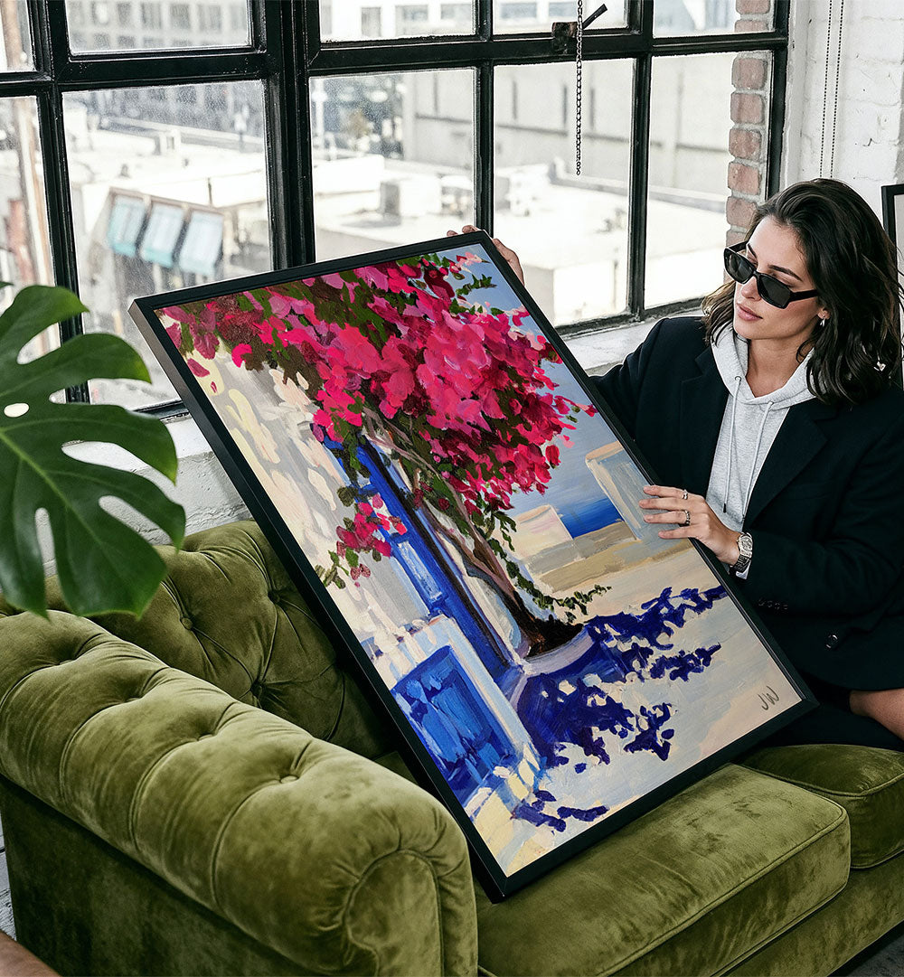 CABO , FLORAL FLOWER PAINTINGS