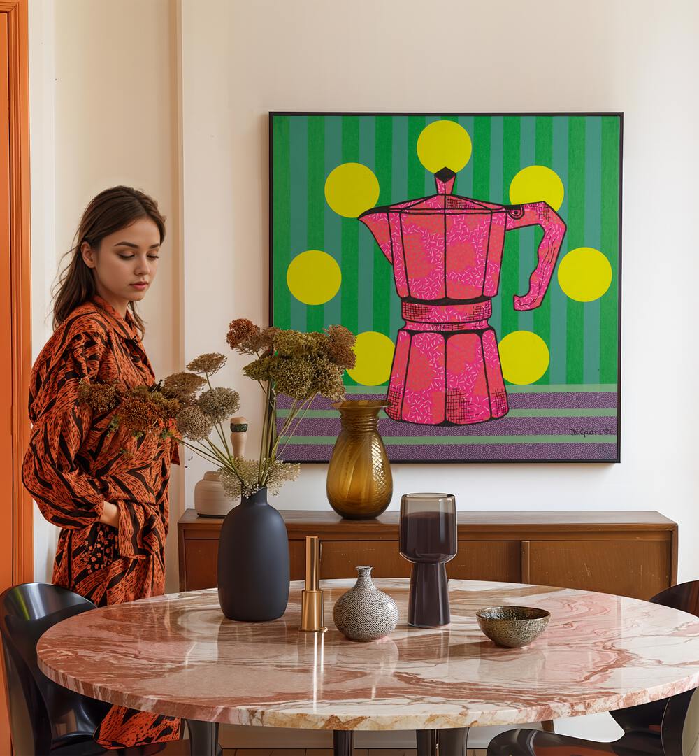 Brighten your kitchen with CAFE OLE, KITCHEN POSTERS, adding charm and personality to your cooking space.