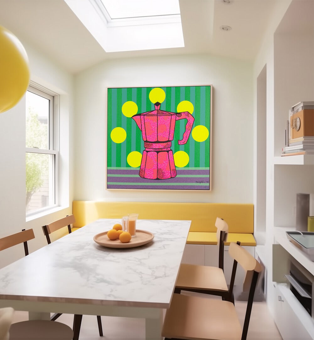 Brighten your cooking space with CAFE OLE, KITCHEN POSTERS featuring vibrant retro designs for a café-inspired feel.