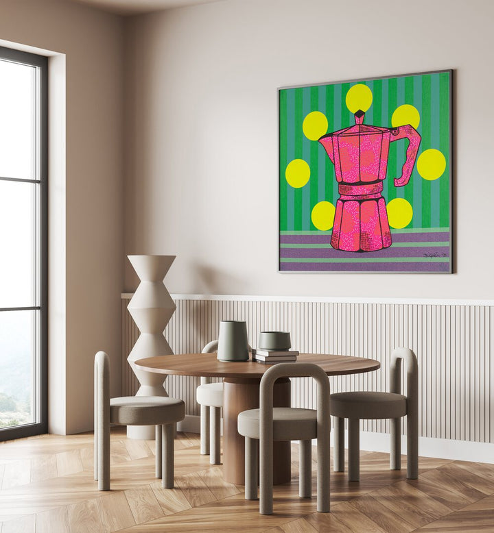 Brighten your space with CAFE OLE, KITCHEN POSTERS, perfect for creating a vibrant café atmosphere at home.