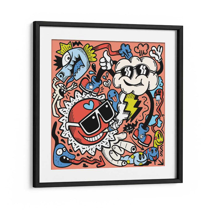 Transform your space with CALL IT SWAG I, COMIC POSTERS from Asianmonk, featuring vibrant comic artistry in a stylish frame.