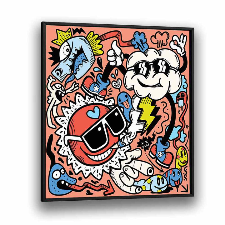 Vibrant "CALL IT SWAG I, COMIC POSTERS" artwork from Asianmonk, perfect for transforming your space.