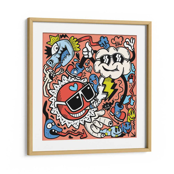 Brighten your space with CALL IT SWAG I, COMIC POSTERS from Asianmonk, featuring vibrant comic art in a stylish frame.