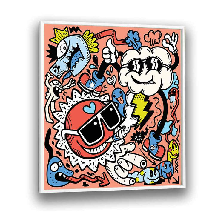 Vibrant "CALL IT SWAG I, COMIC POSTERS" art print from Asianmonk, perfect for transforming your space.