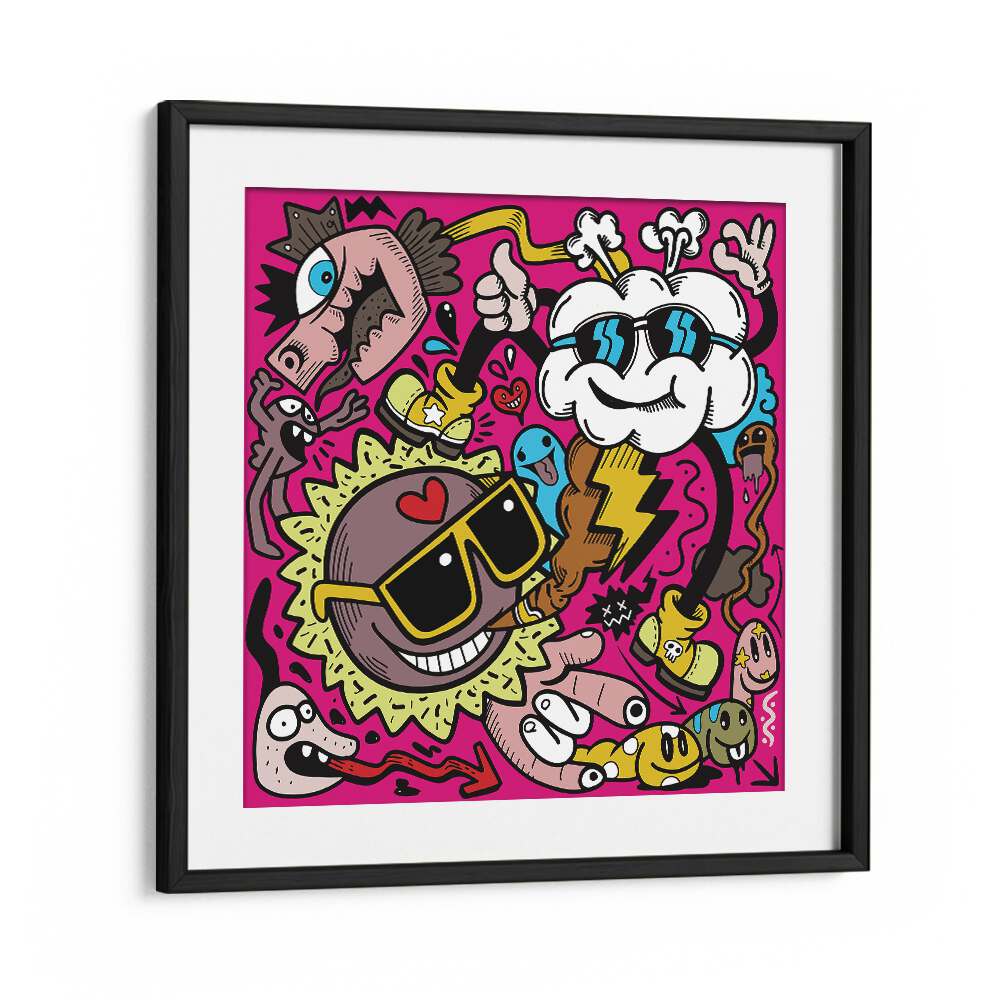 Call It Swag II Comic Art Artwork in Black Frame With Mount