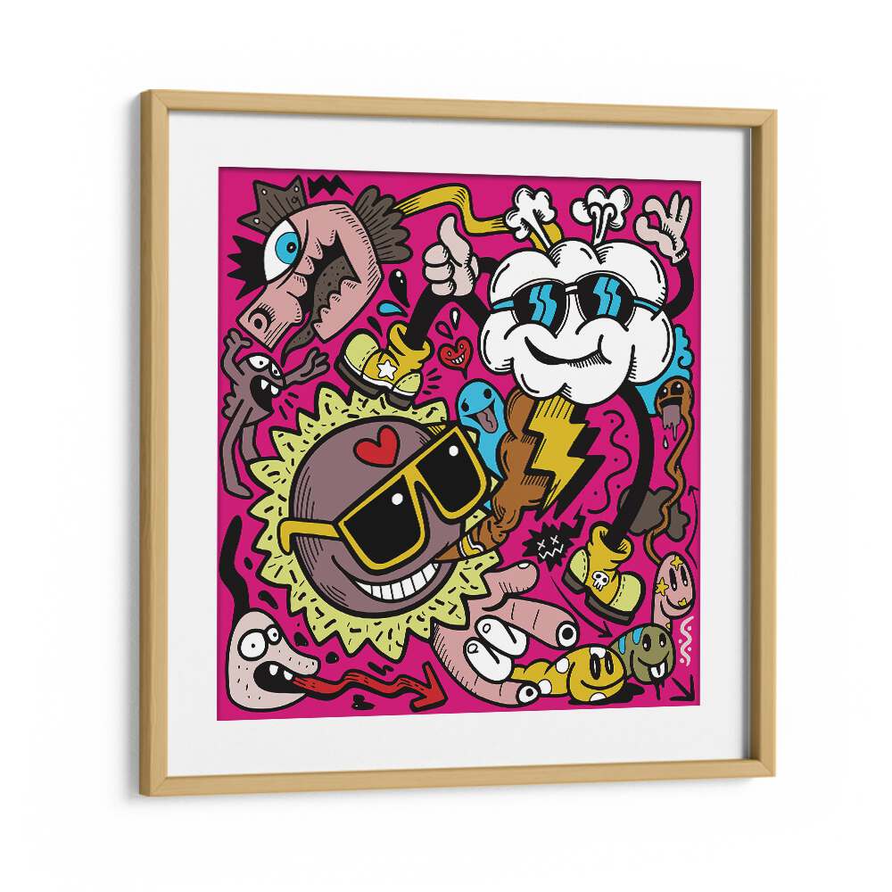 Call It Swag II Comic Art Artwork in Oak Wood Frame With Mount