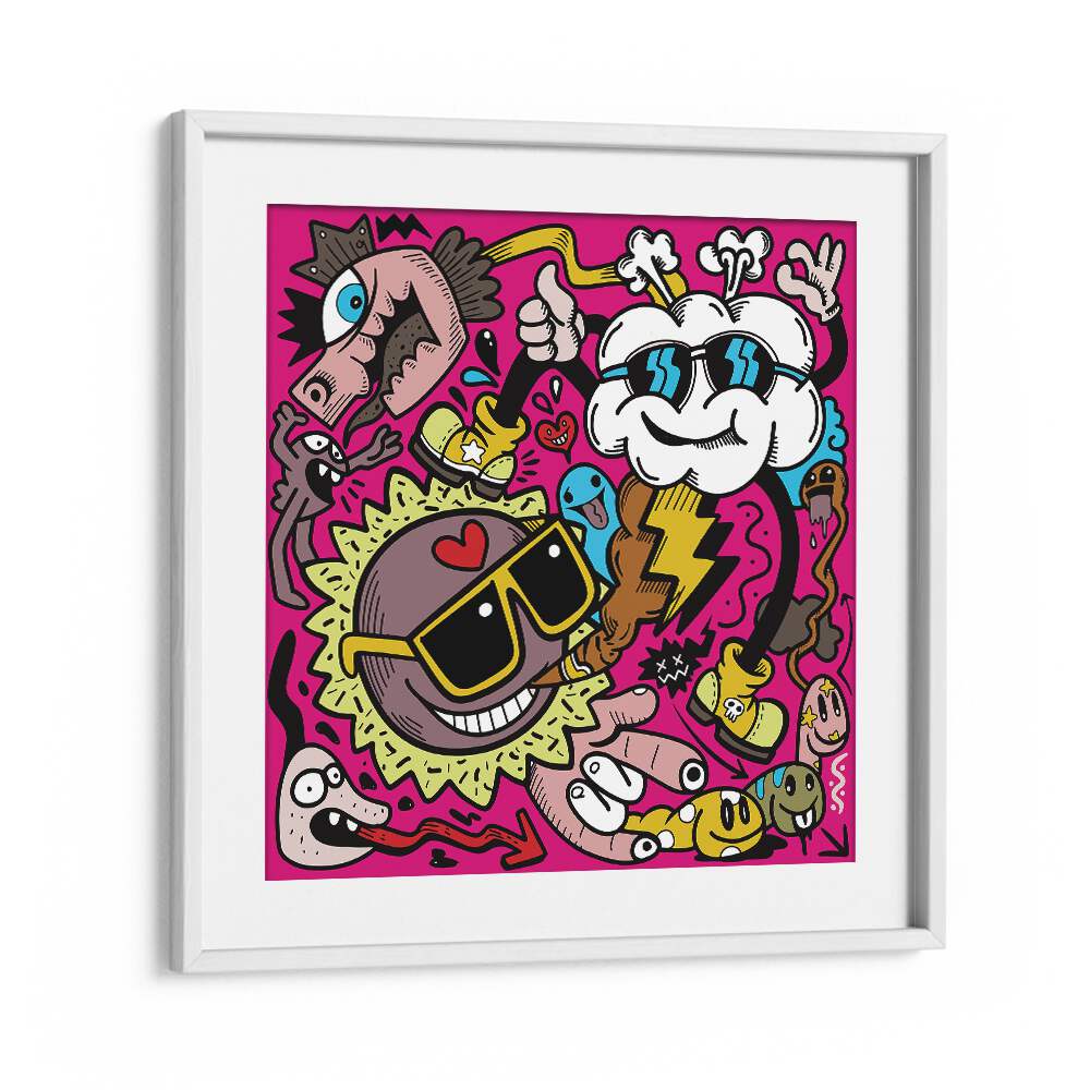 Call It Swag II Comic Art Artwork in White Frame With Mount