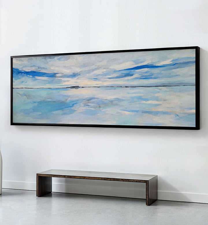 CALM SKY REFLECTION , PANORAMIC ART