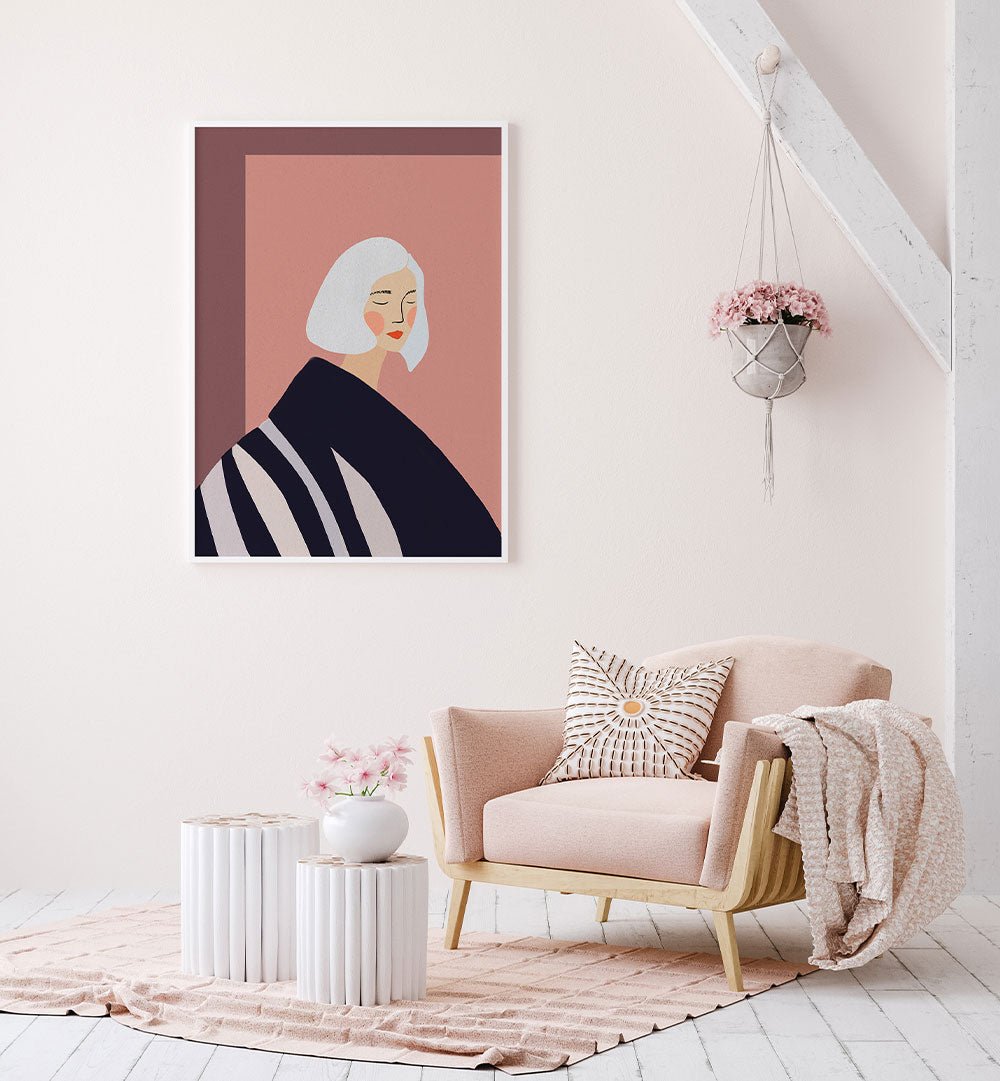 CALM WOMAN PORTRAIT