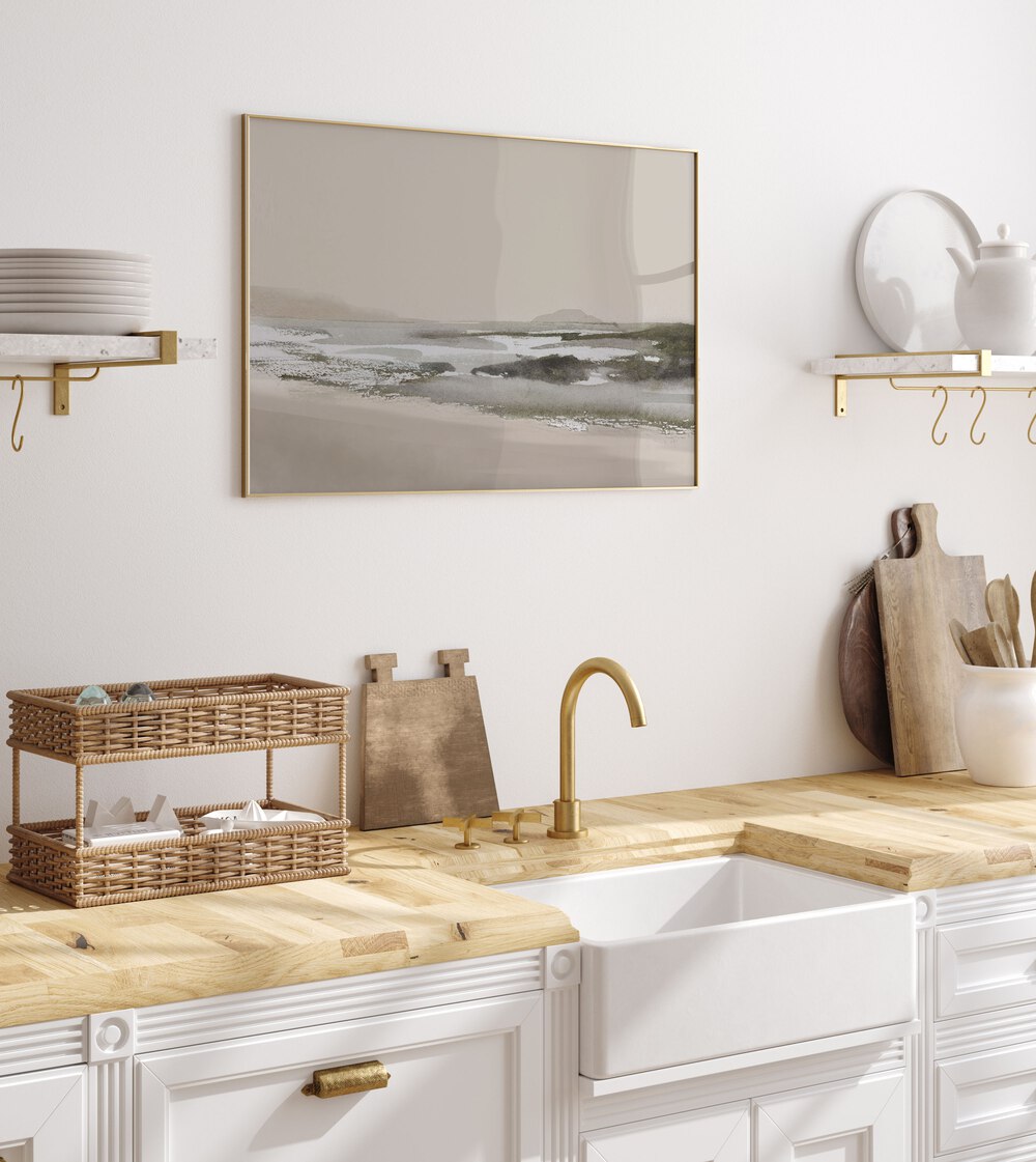 Serene CALM BEACH beach paintings enhance your space, capturing the tranquil essence of coastal life perfectly.