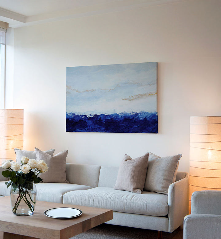 CALMING OCEAN WAVES , ABSTRACT PAINTINGS