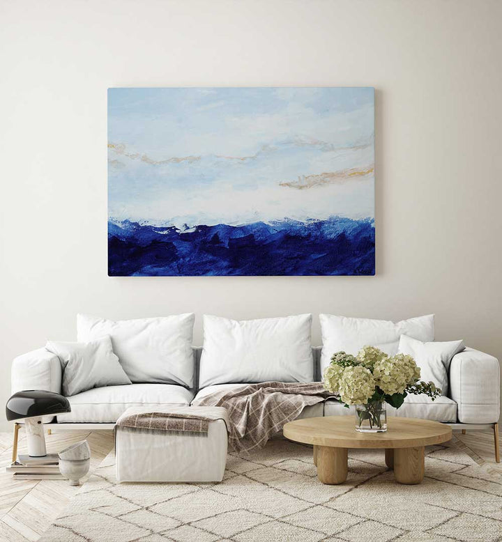 CALMING OCEAN WAVES , ABSTRACT PAINTINGS