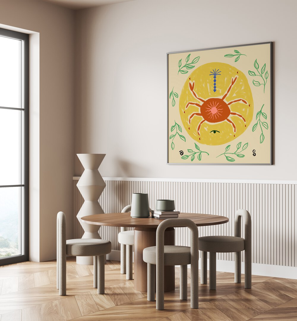 Transform your space with CANCER III, ZODIAC & TAROT POSTERS, perfect for astrology lovers and celestial art enthusiasts.