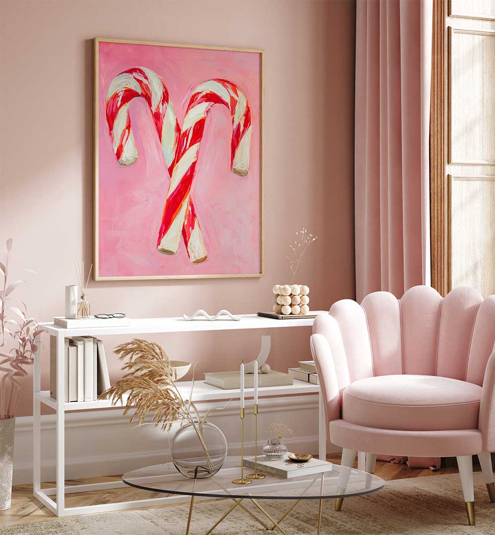 CANDY CANE DELIGHT , KIDS ROOM PAINTINGS