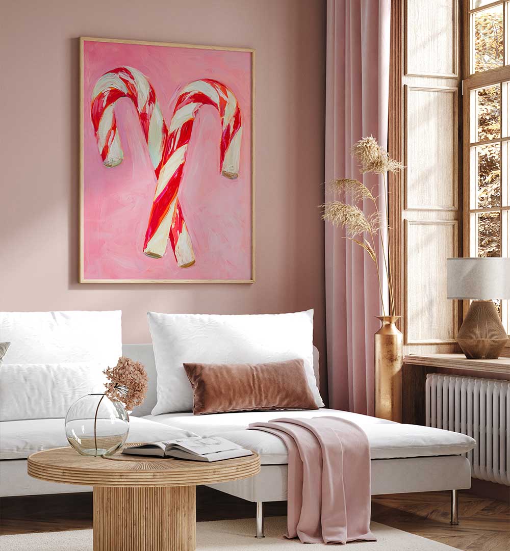 CANDY CANE DELIGHT , KIDS ROOM PAINTINGS