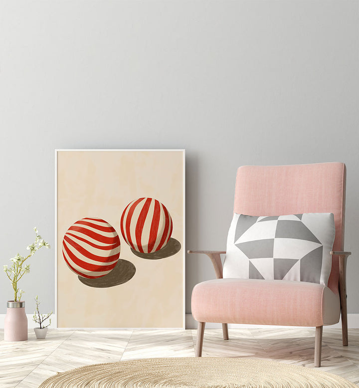 CANDY SWIRL SPHERES , KIDS ROOM PAINTINGS