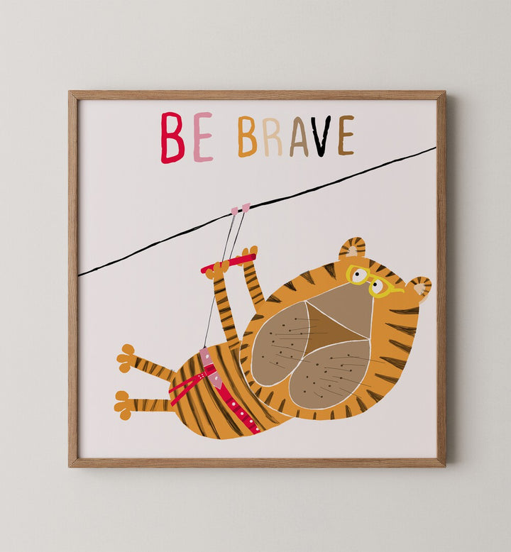 Colorful tiger print from CARLA DALY GALLERY WALL II, GALLERY WALLS, perfect for inspiring creativity in children's spaces.