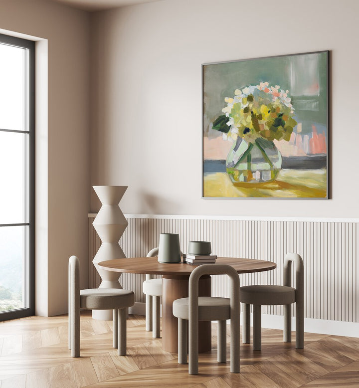 Bright and inviting kitchen scene featuring CARRIAGE HOUSE V, KITCHEN POSTERS, perfect for enhancing culinary spaces.