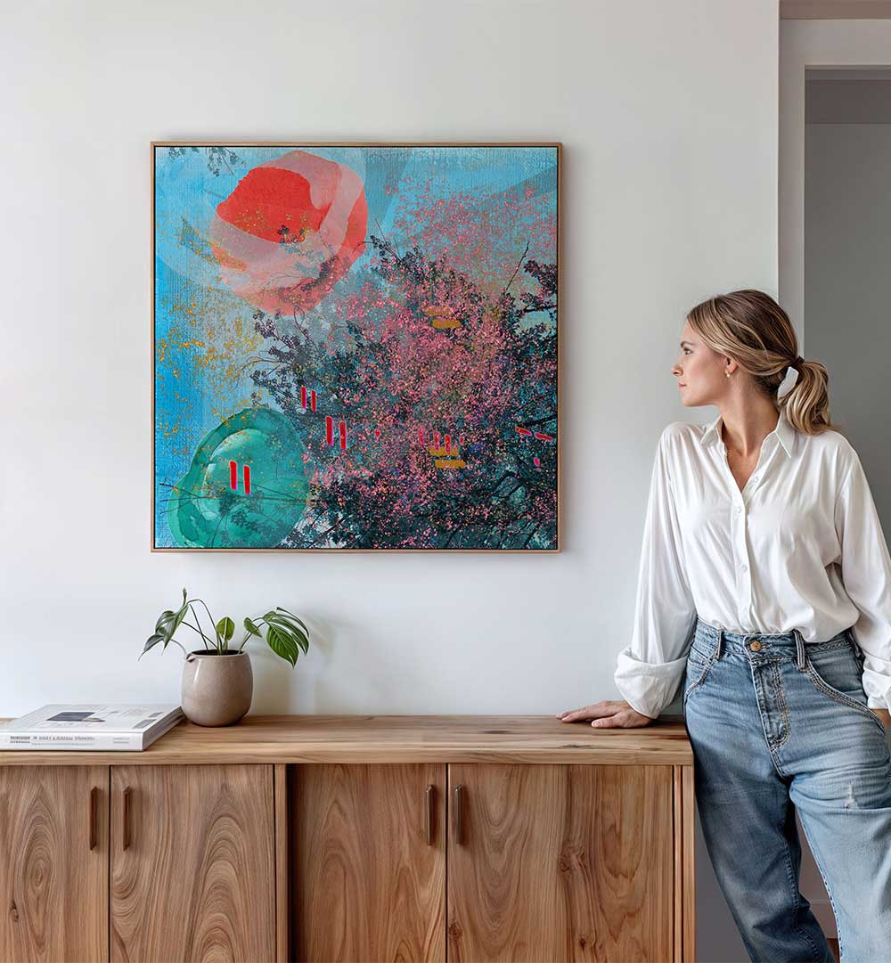 CELESTIAL BLOOM , ORGANIC FORMS