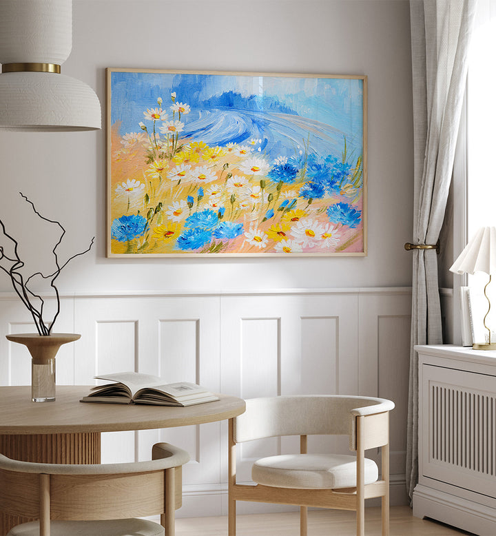 CHARMED FLORA , VINTAGE EUROPEAN PAINTINGS