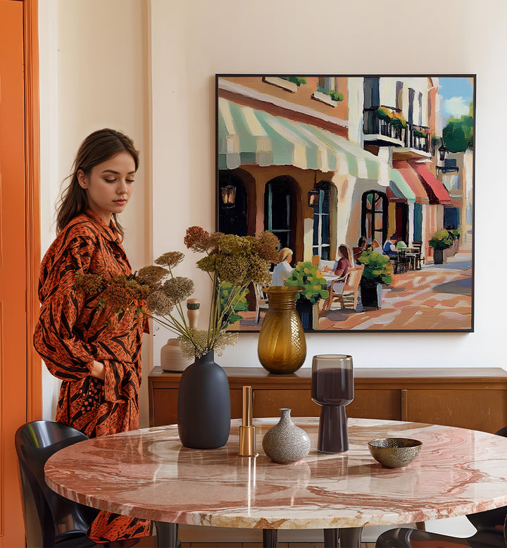 CHARMING EUROPEAN STREET CAFE