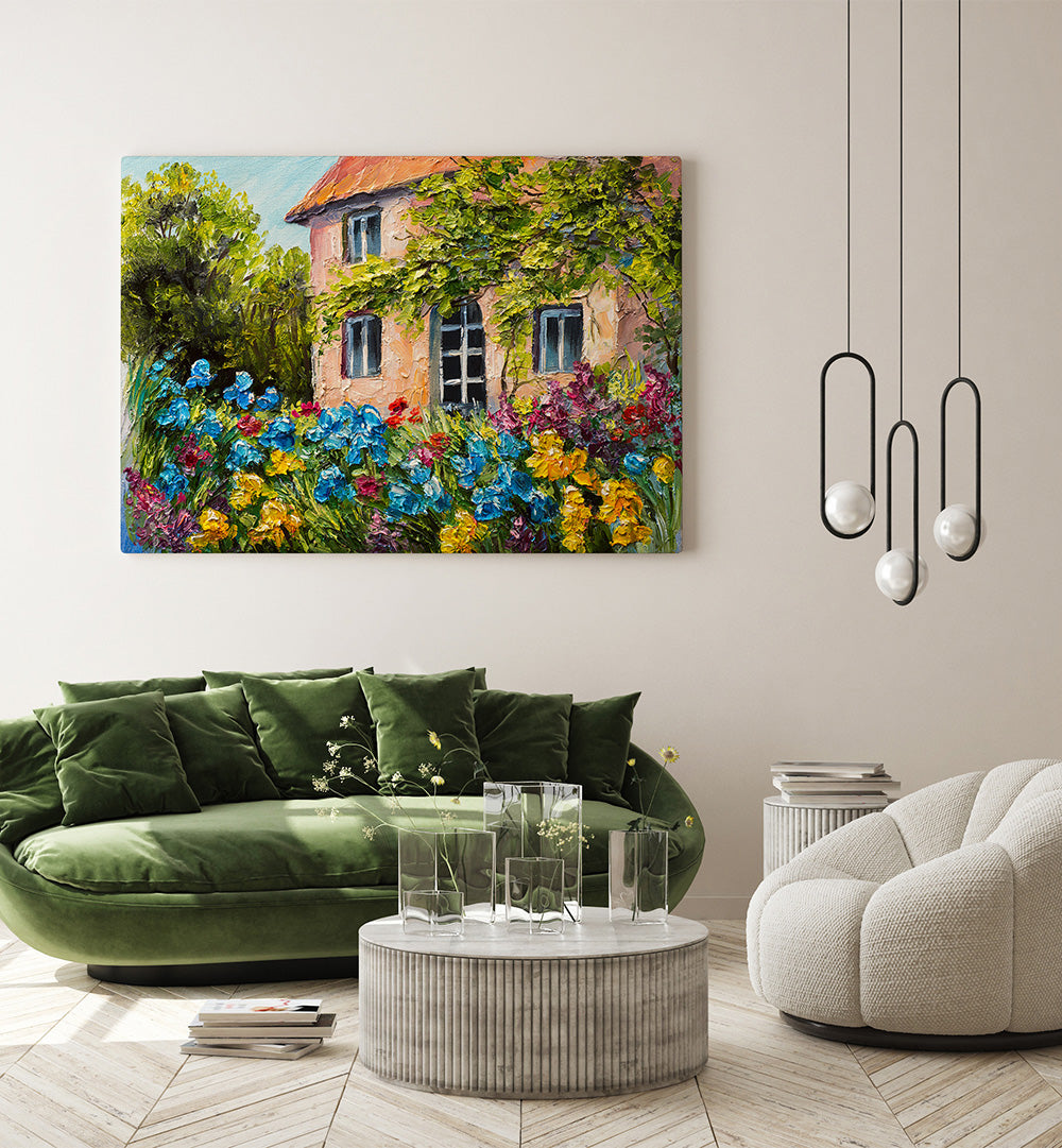 CHARMING RETREAT , VINTAGE EUROPEAN PAINTINGS