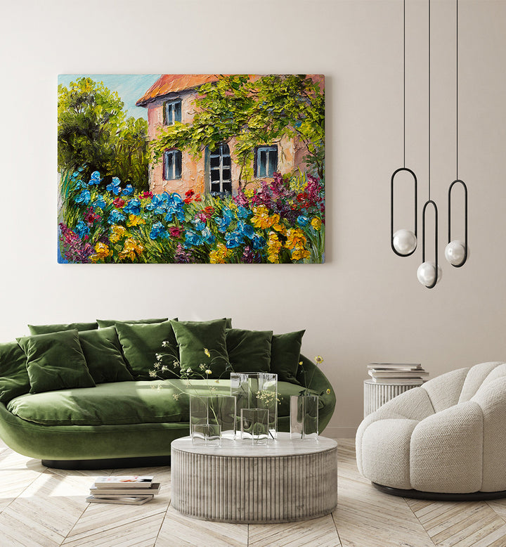 CHARMING RETREAT , VINTAGE EUROPEAN PAINTINGS