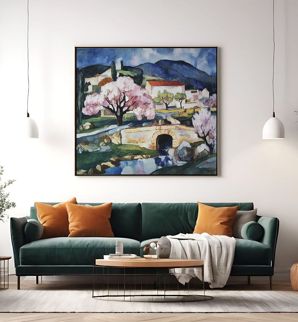 Vibrant CHERRY BLOSSOMS artwork enhances any space, showcasing nature's beauty and elegance for springtime decor.