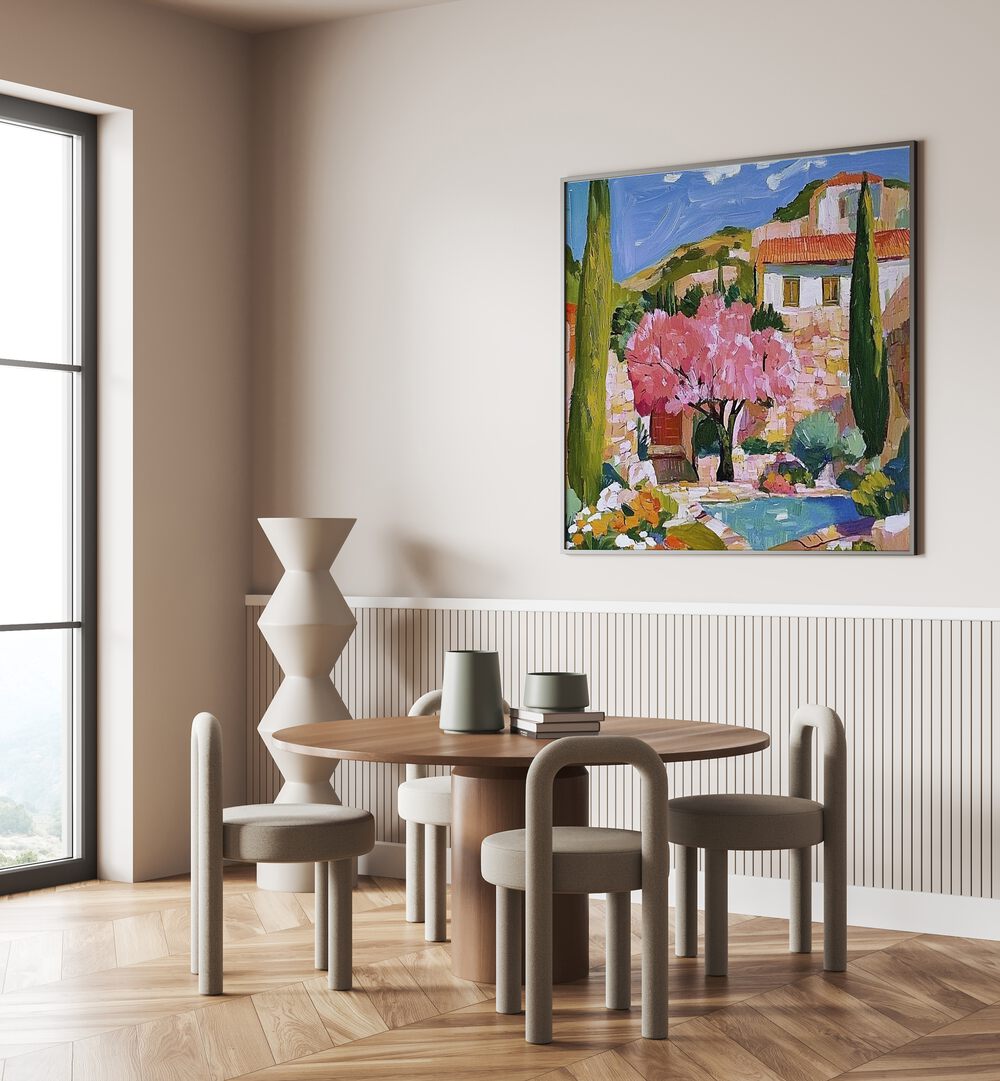 Elevate your space with CHERRY BLOSSOMS II, capturing the essence of spring in stunning home decor.