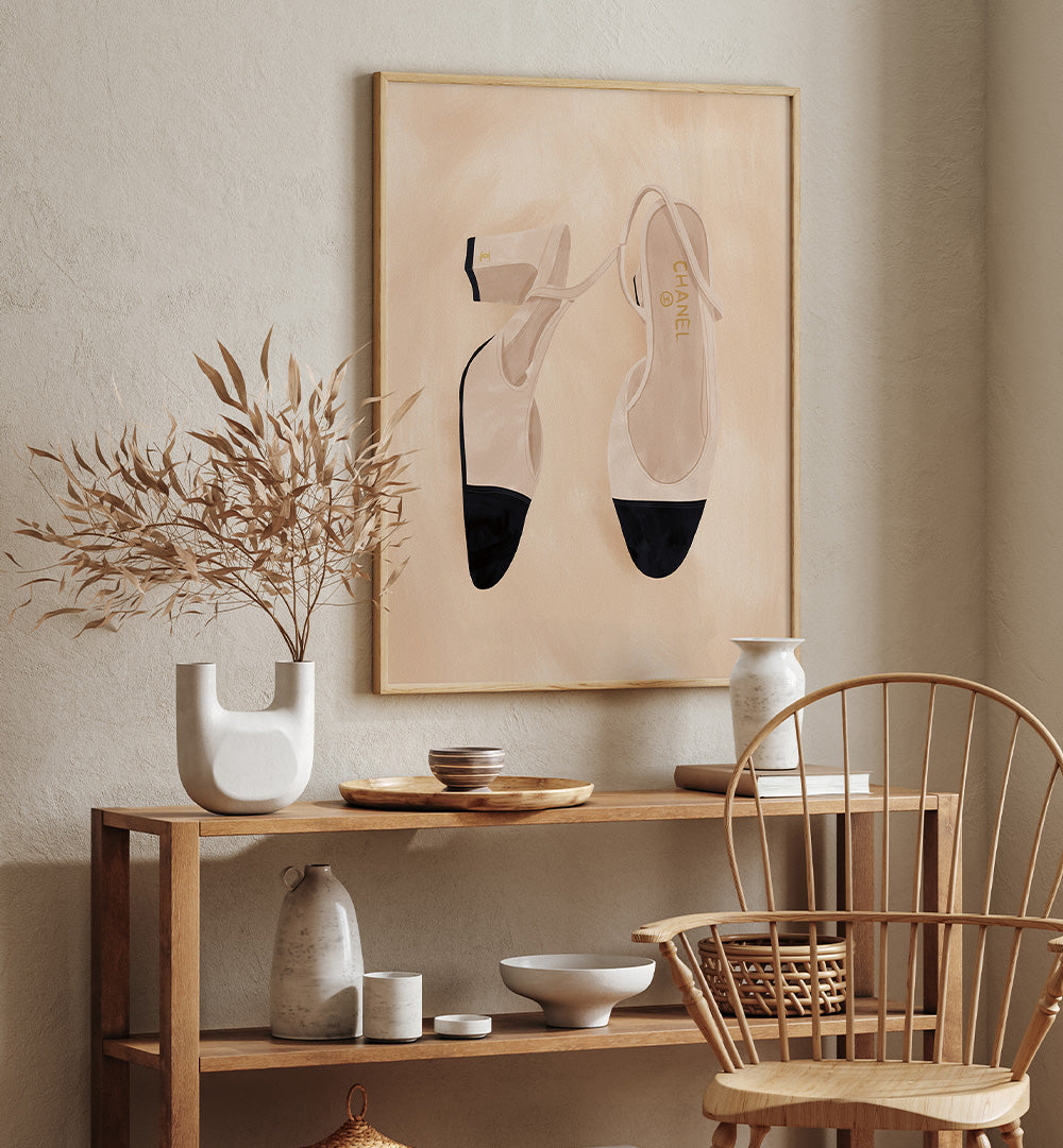 CHIC CAP-TOE HEELS