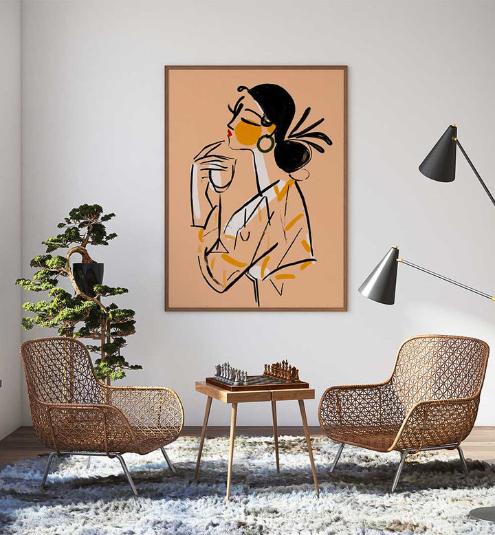 CHIC CONTEMPLATION , PORTRAITS & FIGURATIVE ILLUSTRATIONS
