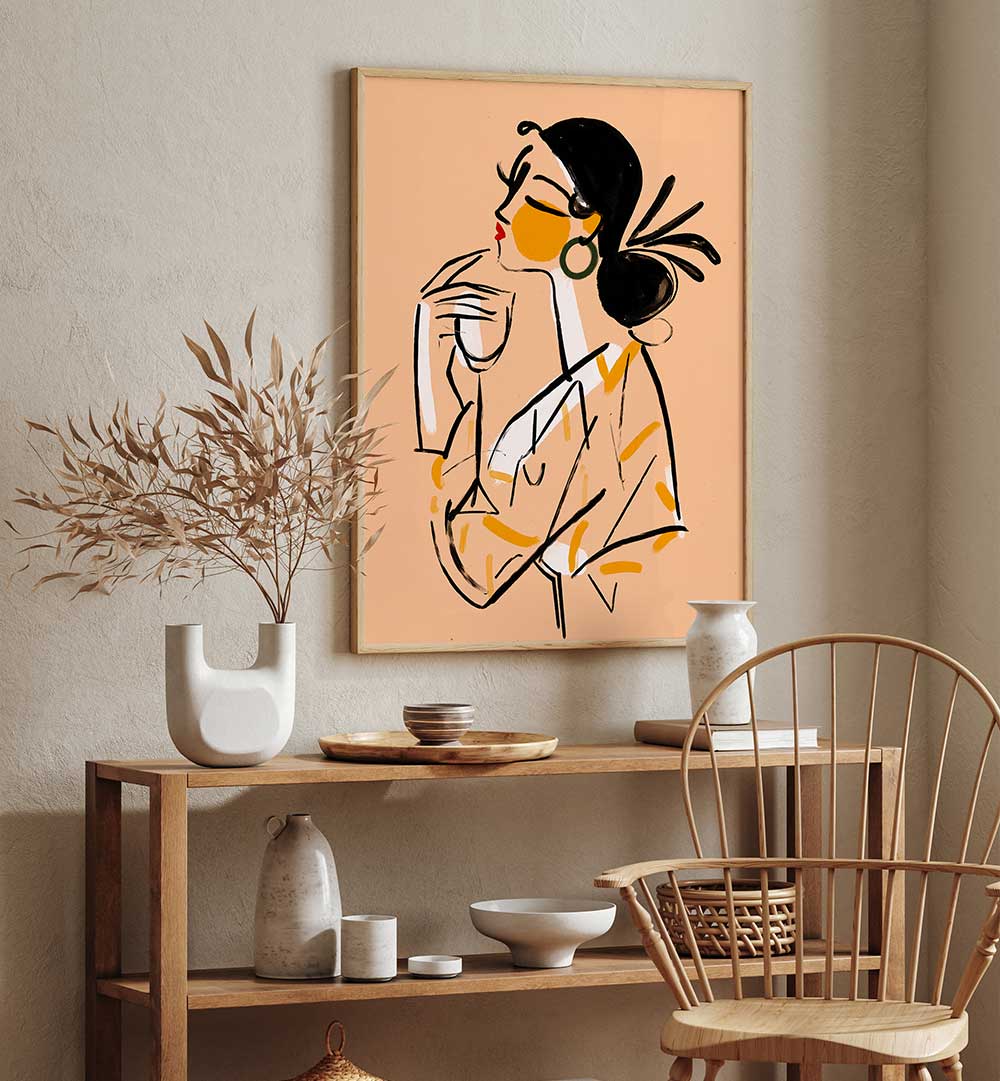 CHIC CONTEMPLATION , PORTRAITS & FIGURATIVE ILLUSTRATIONS