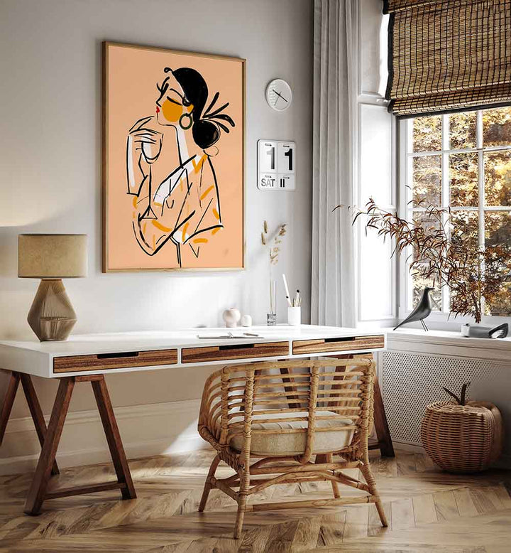 CHIC CONTEMPLATION , PORTRAITS & FIGURATIVE ILLUSTRATIONS