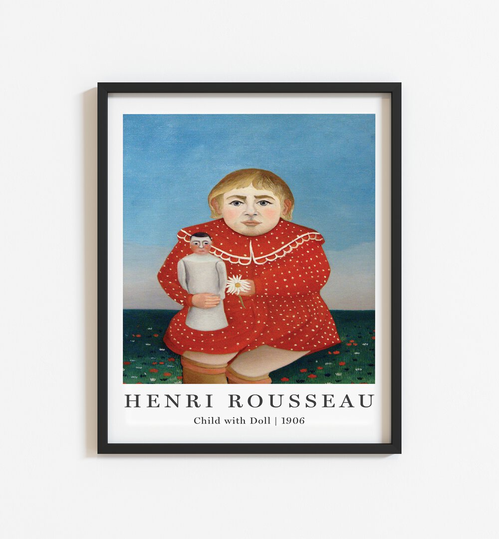 CHILD AND DOLL (1906) II , VINTAGE PAINTINGS