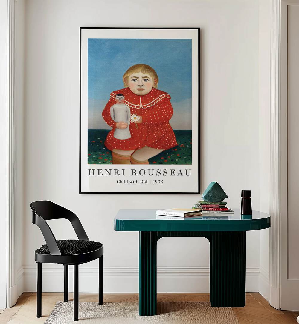 CHILD AND DOLL (1906) II , VINTAGE PAINTINGS